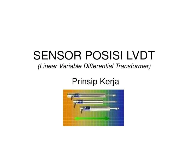 sensor posisi lvdt linear variable differential transformer