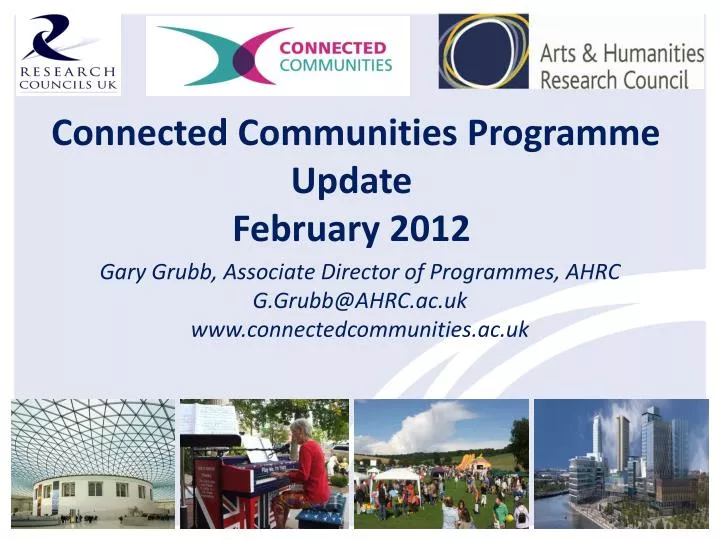 connected communities programme update february 2012