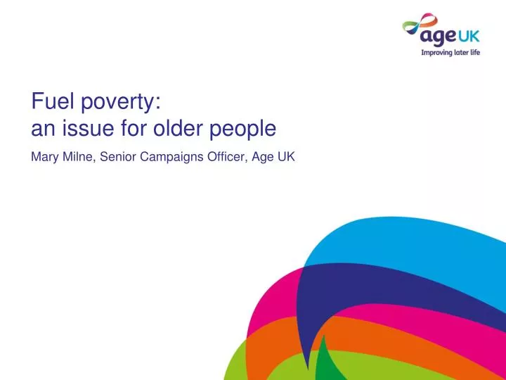 fuel poverty an issue for older people