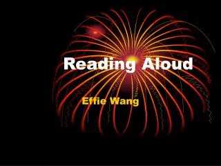 Reading Aloud