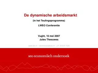 de dynamische arbeidsmarkt