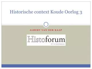 historische context koude oorlog 3