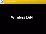 Wireless LAN - slide 1
