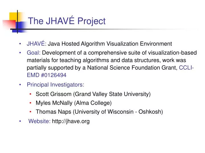 the jhav project