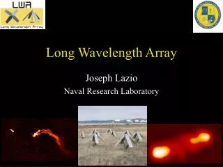 Long Wavelength Array