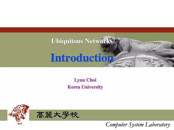 ubiquitous networks introduction