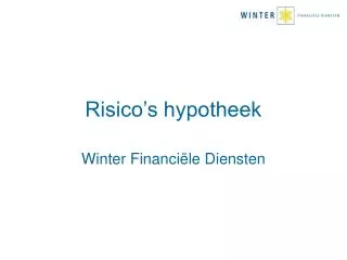 risico s hypotheek