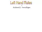Left Hand Rules