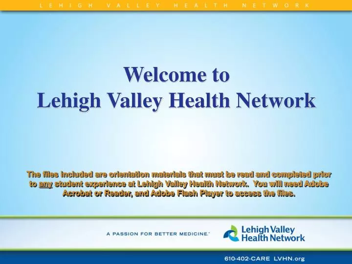 welcome to lehigh valley health network