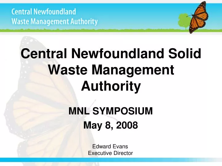 central newfoundland solid waste management authority