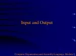Input and Output - slide 1
