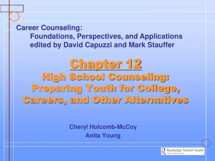 chapter 12 high school counseling preparing youth for college careers and other alternatives