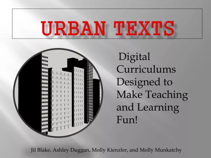 urban texts