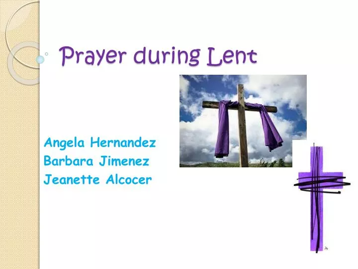 prayer during lent