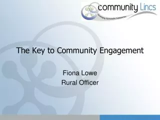 The Key to Community Engagement