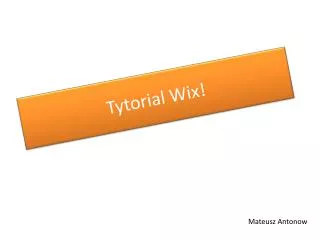 tytorial wix