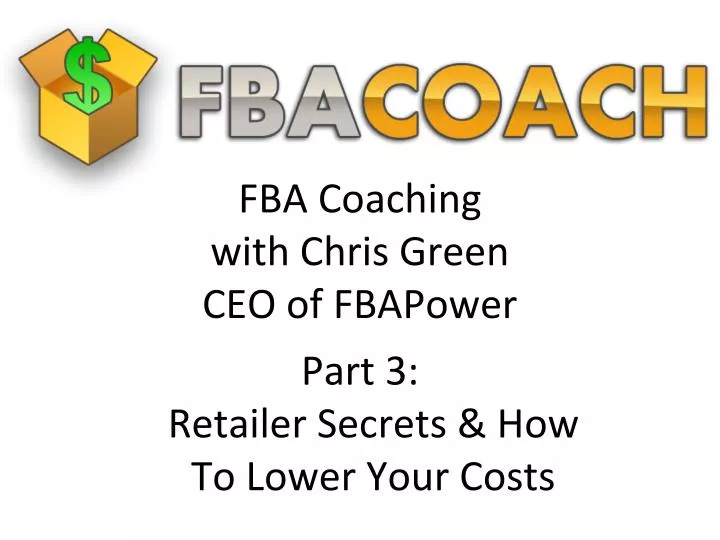 fba coaching with chris green ceo of fbapower