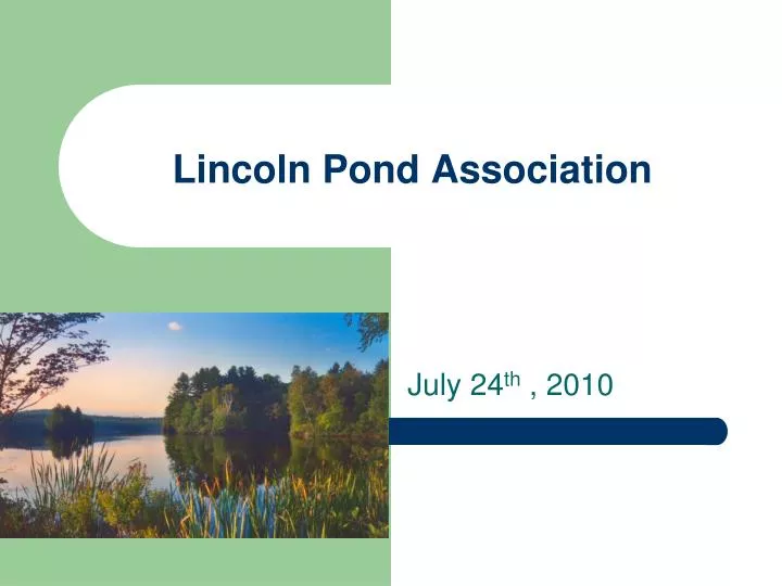 lincoln pond association