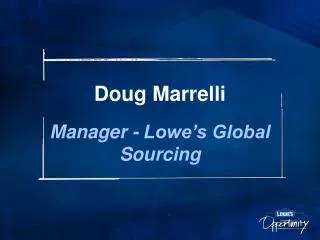 Doug Marrelli