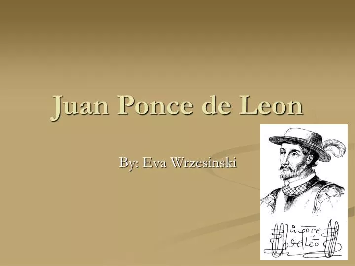 juan ponce de leon