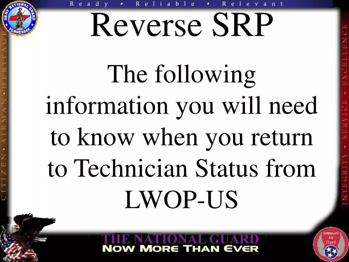 reverse srp