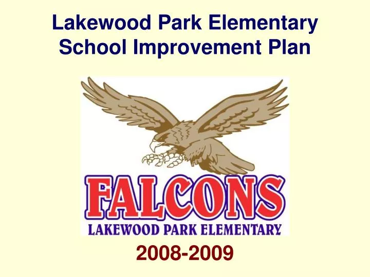 lakewood park elementary school improvement plan