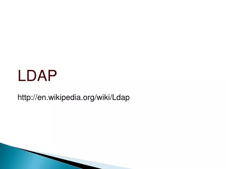 http en wikipedia org wiki ldap