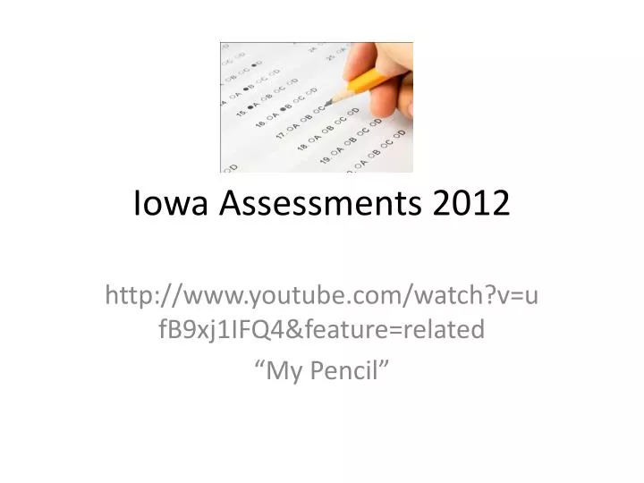 iowa assessments 2012