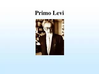 primo levi