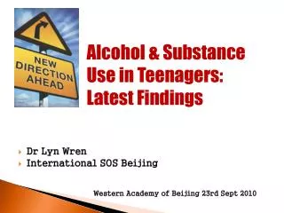 Alcohol &amp; Substance Use in Teenagers: Latest Findings