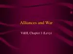 Understanding Alliances: Impact on War Dynamics from 1495 to 1975 - slide 1
