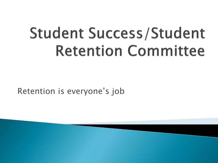 student success student retention committee