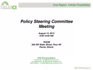 Policy Steering Committee Meeting