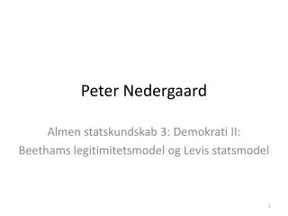 peter nedergaard