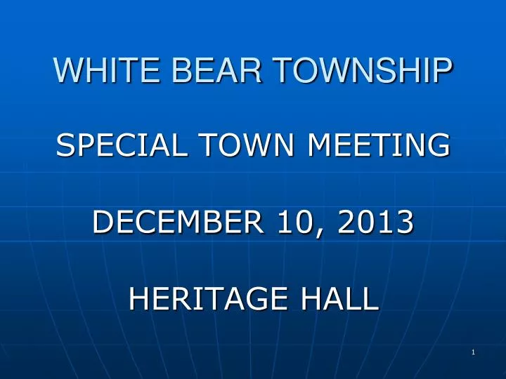 white bear township