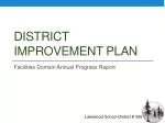 District Improvement Plan - slide 1