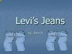 Levi’s Jeans - slide 1