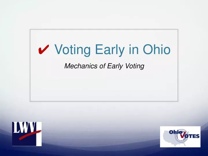 voting early in ohio