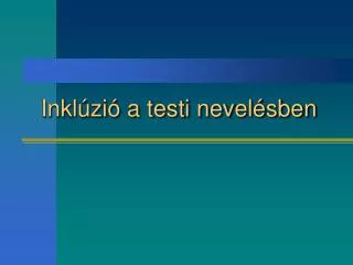 inkl zi a testi nevel sben