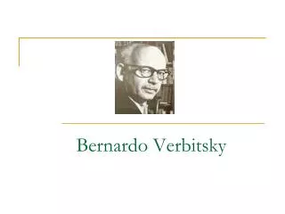 bernardo verbitsky