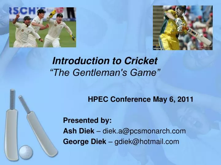 introduction to cricket the gentleman s game