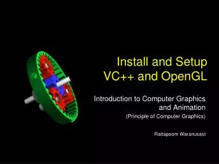 Install and Setup VC++ and OpenGL