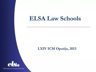 ELS A Law Schools