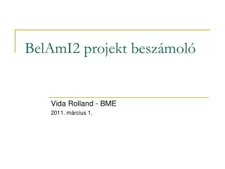belami2 projekt besz mol