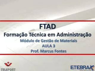 ftad forma o t cnica em administra o