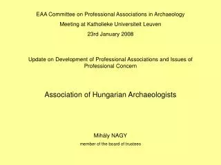 Association of Hungarian Archaeologists