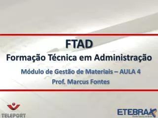 ftad forma o t cnica em administra o