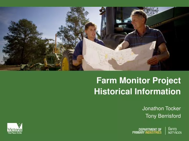 farm monitor project historical information