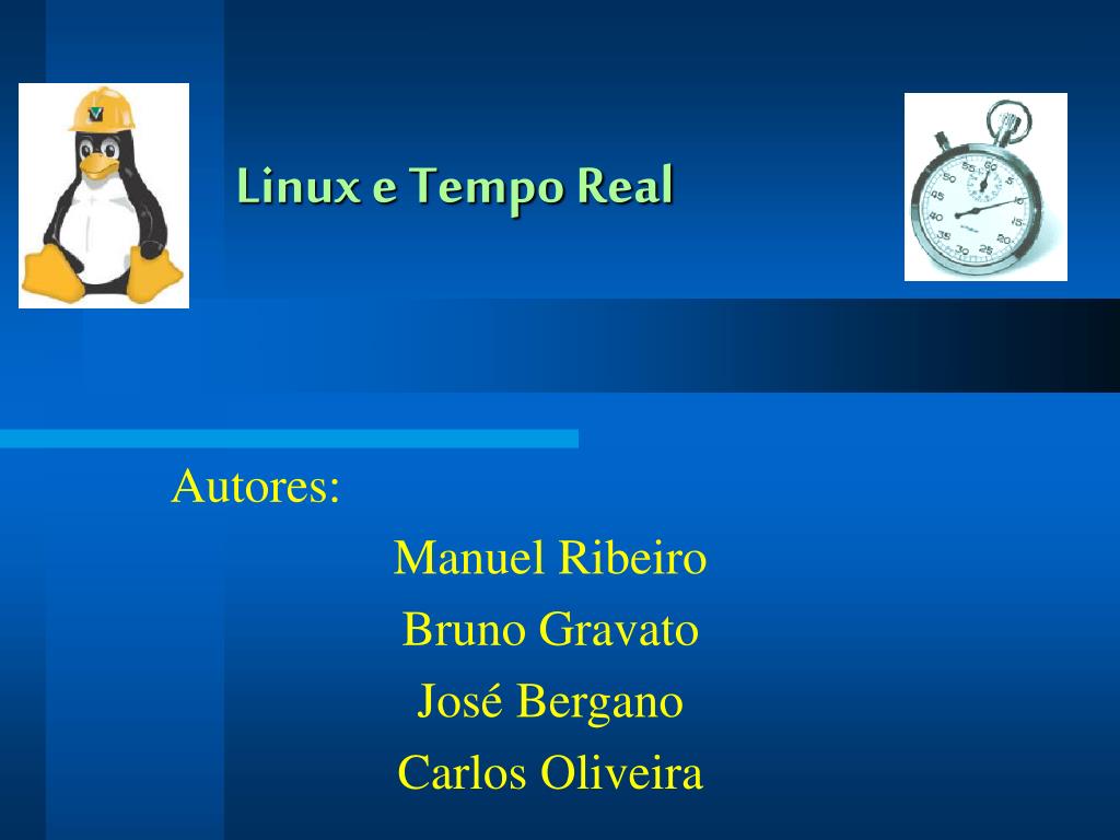 PPT - Linux e Tempo Real PowerPoint Presentation, free download - ID ...