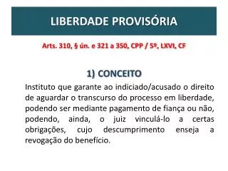liberdade provis ria